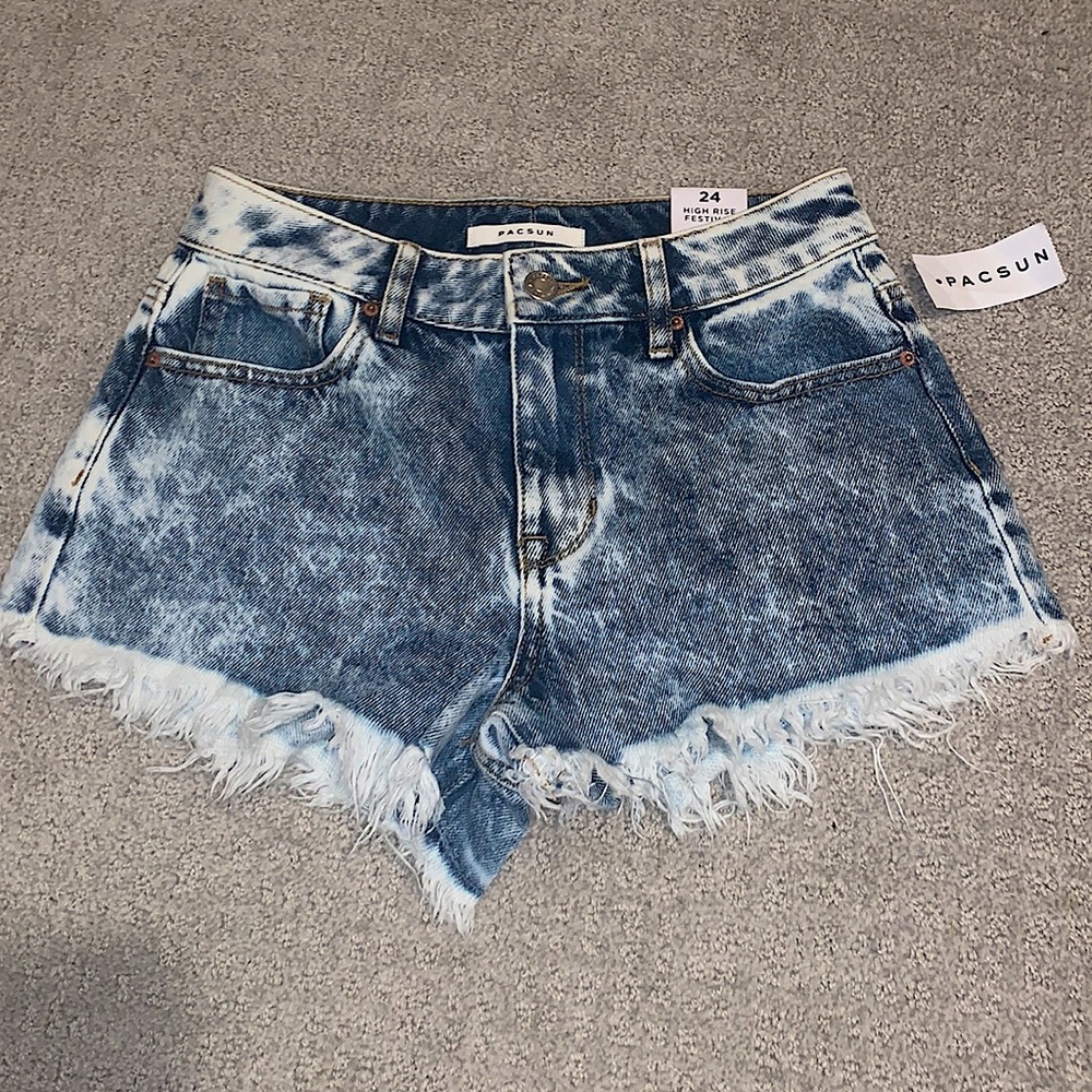 Pacsun Jean Shorts High Rise Festival